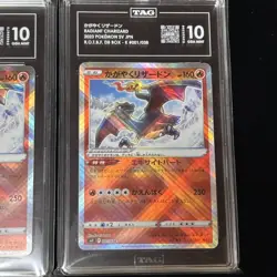 Tag 10 Pokemon Card K Kagayaku Charizard 001 Authenticated Product 2-Piece Set P - Image 3