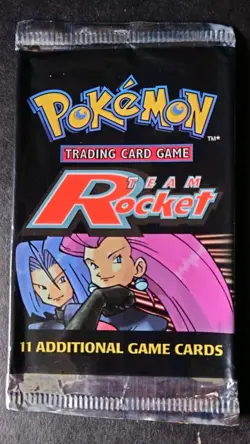 1999 Team Rocket Pokemon Booster EMPTY packs No Cards WOTC Choose Artwork - Image 1