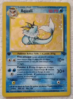 Carte Pokemon Aquali 12/64 HOLO Jungle - Edition 1 - FR - CGA Grading 8,5/10 - Image 3