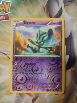Elgyem (54) Noble Victories Common,Reverse Holo Pokemon Lightly played - Image 1