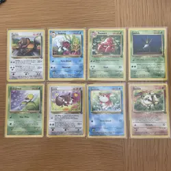 Jungle Bundle x8 Pokemon Collectible Cards Near Mint In Sleeves 1999 - Image 1