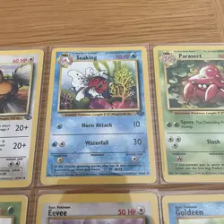 Jungle Bundle x8 Pokemon Collectible Cards Near Mint In Sleeves 1999 - Image 3