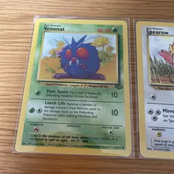 Jungle Bundle x8 Pokemon Collectible Cards Near Mint In Sleeves 1999 - Image 2