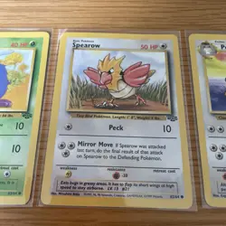 Jungle Bundle x8 Pokemon Collectible Cards Near Mint In Sleeves 1999 - Image 3