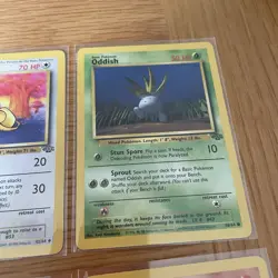 Jungle Bundle x8 Pokemon Collectible Cards Near Mint In Sleeves 1999 - Image 5