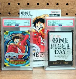 Psa10 9 Consecutive Number Rare One Piece Card Premium Collection Day'24 - Image 1