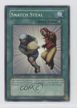Snatch Steal 1st Ed. YuGiOh Fury From the Deep Structure Deck #SD4-EN015 2005 - Image 1