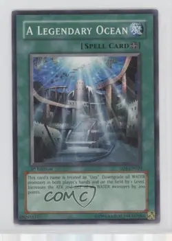 A Legendary Ocean 1st Ed. YuGiOh Fury From the Deep Structure Deck #SD4-EN020 - Image 1