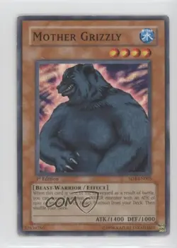 Mother Grizzly 1st Ed. YuGiOh Fury From the Deep Structure Deck #SD4-EN005 2005 - Image 1