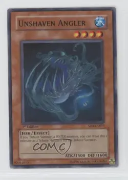 Unshaven Angler 1st Ed. YuGiOh Fury From the Deep Structure Deck #SD4-EN013 2005 - Image 1