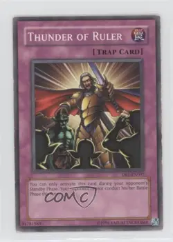 Thunder of Ruler YuGiOh Dark Revelation Volume 1 #DR1-EN097 2005 READ - Image 1