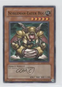 Nobleman-Eater Bug Unlimited YuGiOh Soul of the Duelist #SOD-EN030 2004 - Image 1