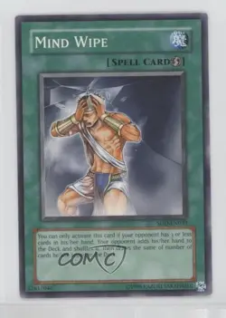 Mind Wipe Unlimited YuGiOh Soul of the Duelist #SOD-EN039 2004 - Image 1