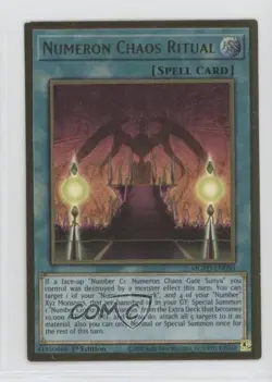 Numeron Chaos Ritual 1st Ed. YuGiOh Maximum Gold: El Dorado #MGED-EN050 - Image 1