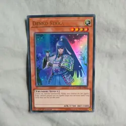 DUDE-EN030 Denko Sekka | 1st Edition | Ultra Rare | YuGiOh Trading Card Game TCG - Image 1