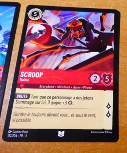 LORCANA TRADING CARD GAME TCG DISNEY CHAPITRE 3 CARTE SCROOP 122/204 FR TCG NM - Image 1