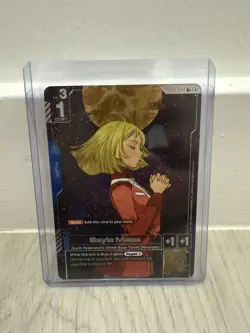 Gundam card Game Sayla Mass R+ Foil Newtype Rising GD01-087 - Image 1