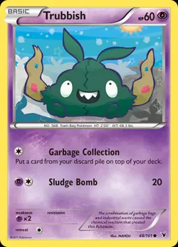 Trubbish 48/101 Common | Noble Victories | Pokemon Card - Image 1