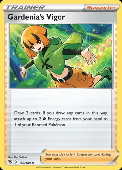 Gardenia's Vigor 143/189 Uncommon | Astral Radiance | Pokemon Card - Image 1
