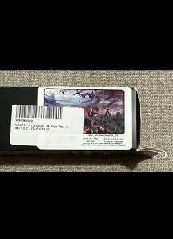 NEW Ultra Pro Lord of the Rings Borderless Playmat Black Stitched Official MTG - Image 3