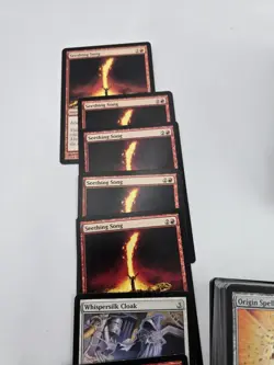 Mtg Value Lot 400+Magic The Gathering Seething Song , Goblin Chieftain Lp-mp - Image 4