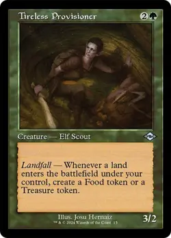 Tireless Provisioner Retro Frame Modern Horizons 2 NM MTG - Image 1