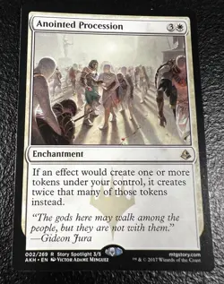 MTG Rare Anointed Procession Amonkhet AKH English White Enchantment Regular LP - Image 1