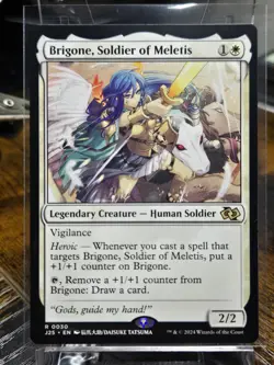 Brigone, Soldier of Meletis Anime - J25 0030 - NM - MTG Magic - Image 1
