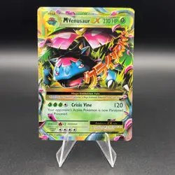 Mega M Venusaur EX 2/108 Evolutions Ultra Rare Half Art Pokemon TCG - Image 1