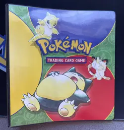 Pokemon TCG 1999 Wizards Of The Coast WOTC Snorlax Pokemon 3-Ring Binder Used. - Image 1