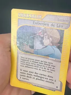 CARTE POKEMON ENTRETIEN DE LEO 137/165 FR PEU COMMUNE WIZARDS EXPEDITION - TBE - Image 2