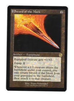 MTG - NM - Sword of the Meek - The Brothers' War: Retro Frame Artifacts 49 - Image 1