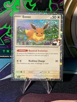 POKEMON TCG - EEVEE - 143/191 COSMO RARE PRIZE PACK SERIES 7 -PLAY! STAMPED - Image 1