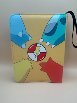 Yellow Binder, Pokemon 4-Pocket Holder, Binder for Pokemon Cards W/ Small Mark - Image 3