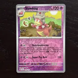 Slowking 058/142 Pokemon Stellar Crown SV07 Reverse Holo Uncommon NM - Image 1