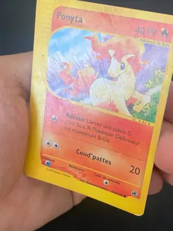 CARTE POKEMON PONYTA 126/165 FR COMMUNE WIZARDS EXPEDITION - BE - Image 2