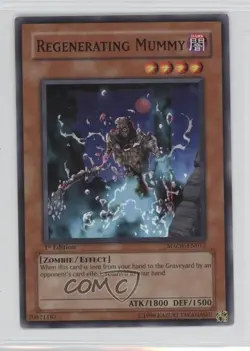 Regenerating Mummy 1st Ed. YuGiOh Zombie World Structure Deck #SDZW-EN012 2008 - Image 1