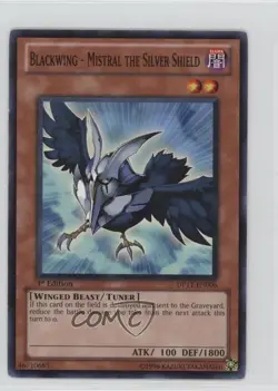 Blackwing - Mistral the Silver Shield 1st Ed. YuGiOh Crow Duelist Pack - Image 1