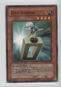 Zero Gardna 1st Ed. YuGiOh Yusei Fudo 2 Duelist Pack #DP09-EN012 2010 - Image 1
