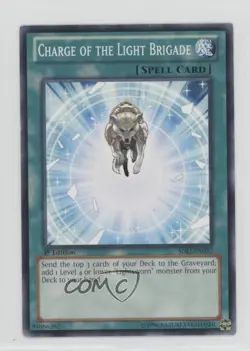 Charge of the Light Brigade 1st Ed. YuGiOh Realm Structure Deck #SDLI-EN027 - Image 1