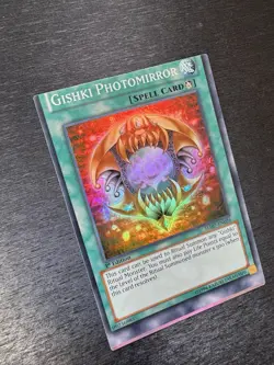 YuGiOh! Gishki Photomirror HA07 - Error Misprint Miscut 1st Edition Near Mint - Image 3
