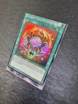 YuGiOh! Gishki Photomirror HA07 - Error Misprint Miscut 1st Edition Near Mint - Image 4