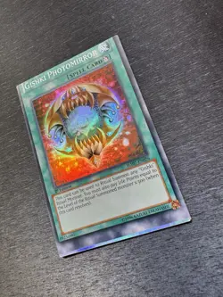 YuGiOh! Gishki Photomirror HA07 - Error Misprint Miscut 1st Edition Near Mint - Image 5
