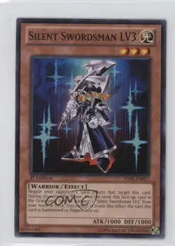 Silent Swordsman LV3 1st Ed. YuGiOh Starter Deck: Yugi Reloaded #YSYR-EN017 - Image 1