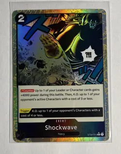 Shockwave ST06-014 Textured Foil Premium Booster The Best Foil One Piece Card - Image 1