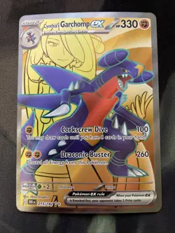 Cynthia's Garchomp ex #215/182 SV10: Destined Rivals Pokemon Card Fighting - Image 1