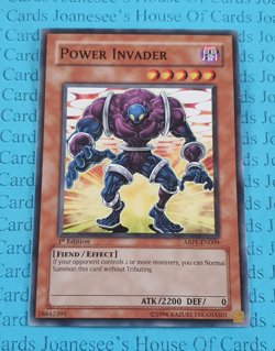 ABPF-EN009 Power Invader Yu-Gi-Oh Card 1st Edition New - Image 1