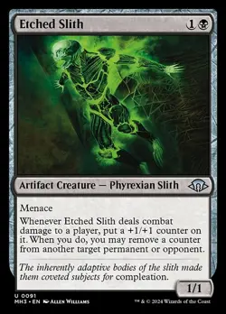 [MTG] Etched Slith (0091) (MH3) LP-HP - Image 1