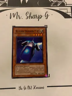 BLAUER DONNER T-45 - PTDN-DE038 DEUTSCH Yu-Gi-Oh! CARD GAME KONAMI ORIGINAL 2008 - Image 3