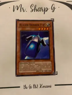 BLAUER DONNER T-45 - PTDN-DE038 DEUTSCH Yu-Gi-Oh! CARD GAME KONAMI ORIGINAL 2008 - Image 4